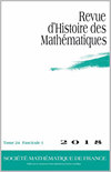 Revue D Histoire Des Mathematiques