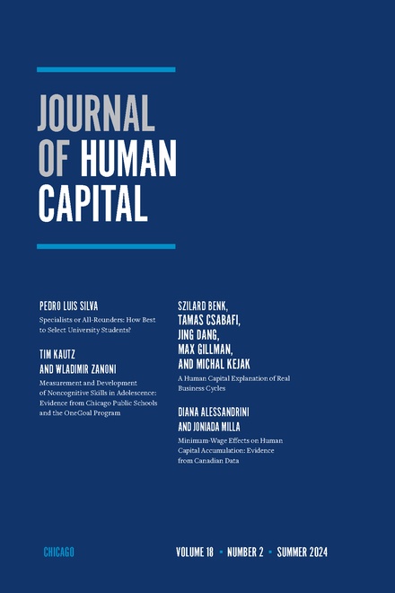 Journal Of Human Capital