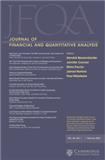 Journal Of Financial And Quantitative Analysis